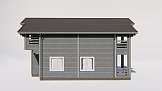Фото Двухэтажные теплый дом с балконом 12400х13000