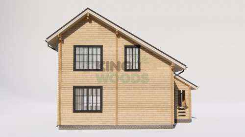 Двухэтажный теплый дом 10300х11400