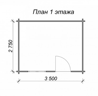 Садовый домик "ТАУРУС 2" 3000х3800 мм